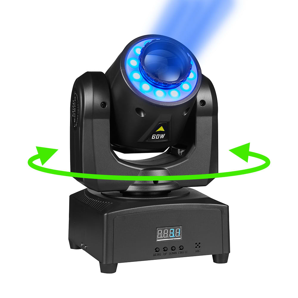 Luz LED Para DJ Gadnic Cabezal Móvil 40w Bid Dipper 220v