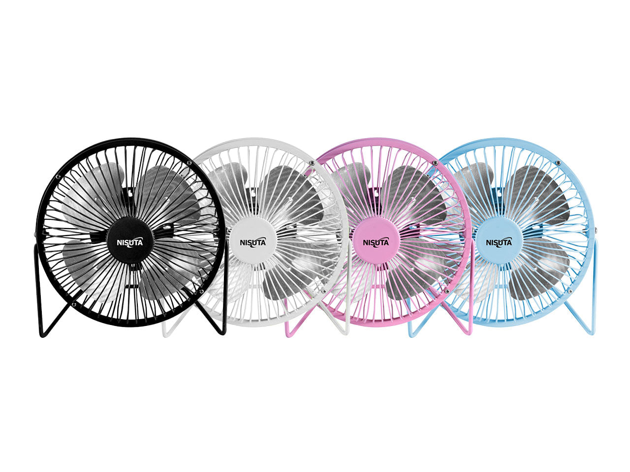 Ventilador USB metalico blanco NISUTA - NSFANUC