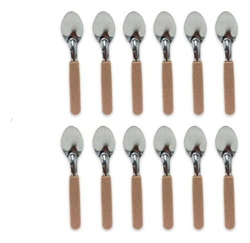 Set X12 Cucharas De Té Areia Carol 13cm