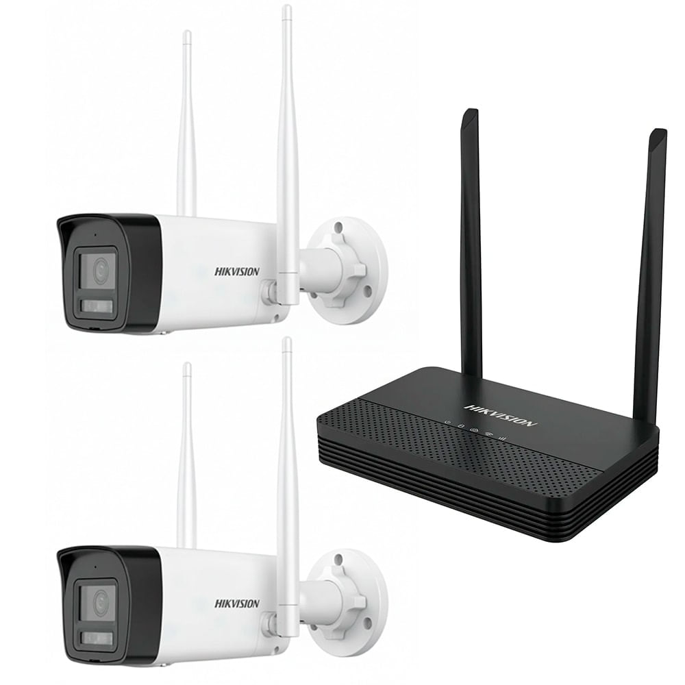 Kit Hikvision EasyLink NKS422W0H 2 Cámaras WiFi Full HD 2MP
