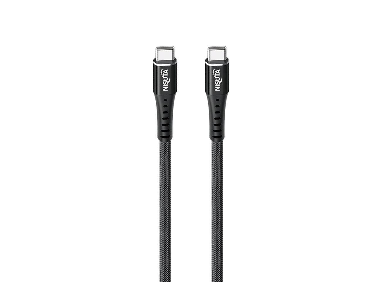 Cable USB C a C mallado de 1m NISUTA - NSCUSC100M