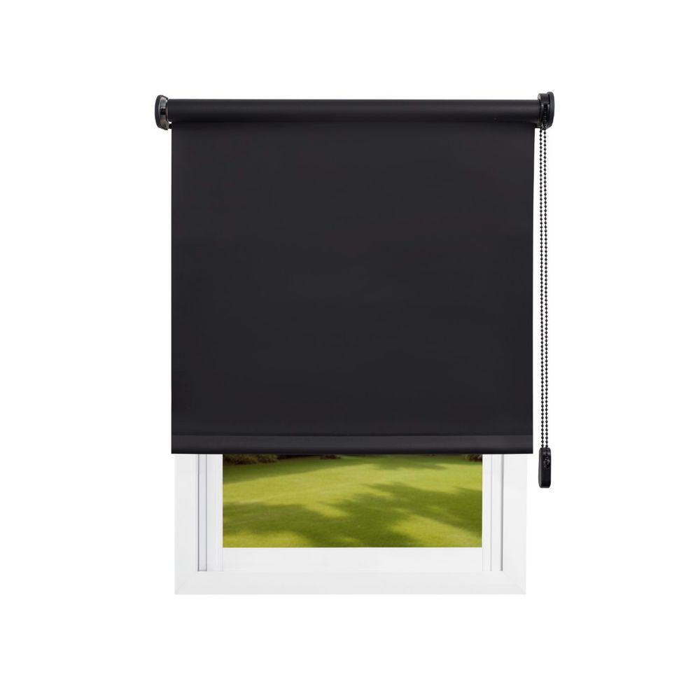 Cortina Roller Blackout 224x220 - Negro