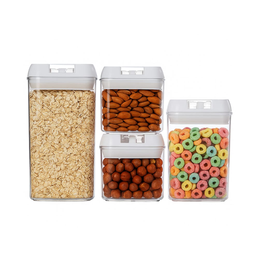 Kit x4 Frascos con Cierre Hermético Gadnic