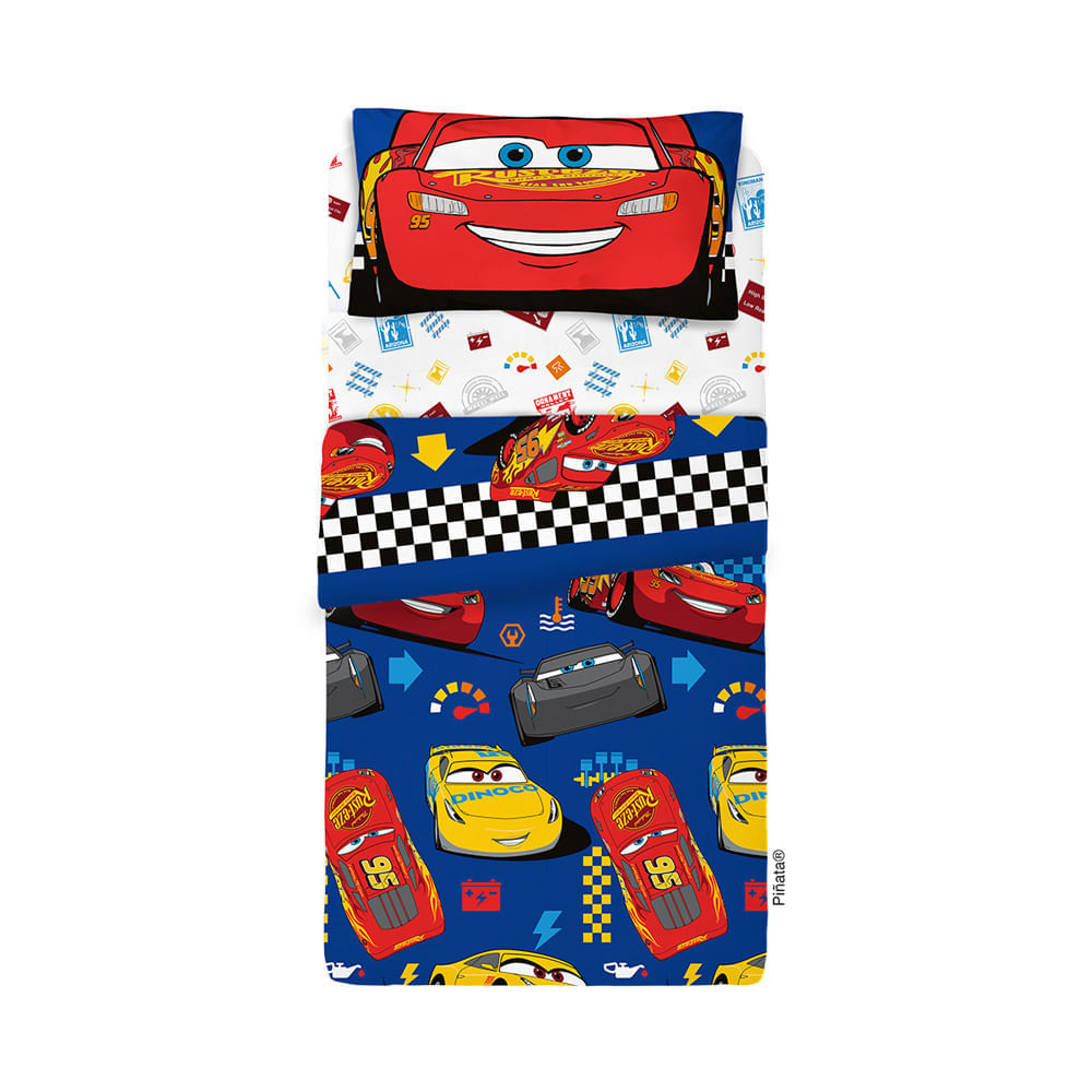 Juego de Sábanas 1 1/2 plaza Cars V