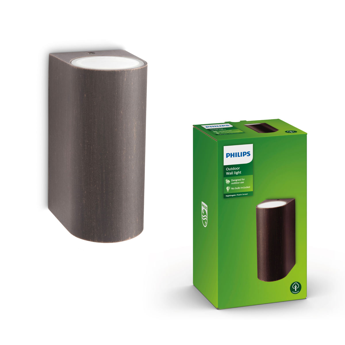 Aplique Philips de pared Nightingale de 35W GU10 Negro