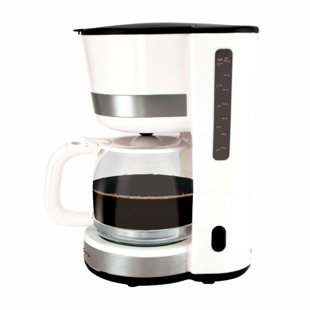 Cafetera de Filtro Smart-tek CM620 1.5L 12 pocillos + Blanco
