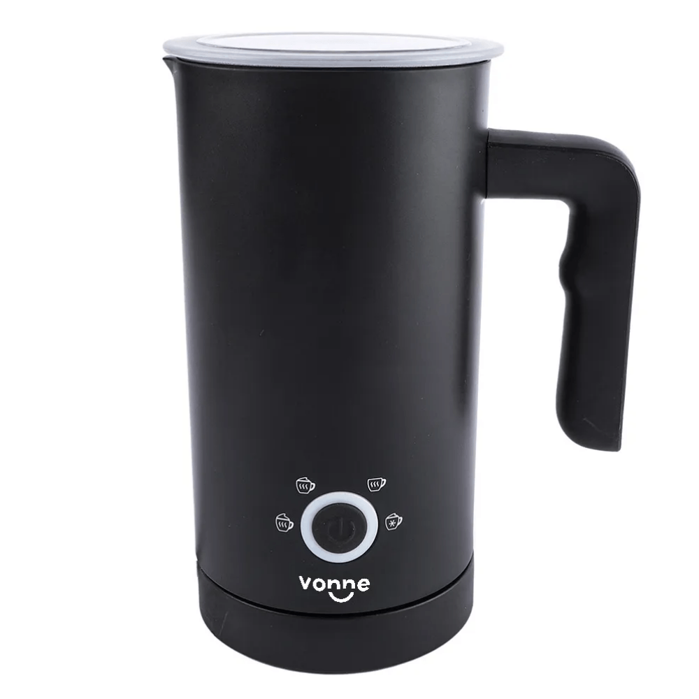 Espumador De Leche Frio Calor 3 En 1 Vonne Acero Inox - Negro