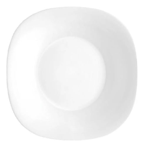 Plato Hondo Cuadrado 22cm Parma X6 Bormioli Rocco Opal