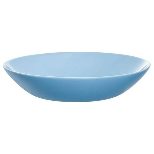 Plato Hondo Luminarc Diwali 20cm Vidrio TempladoTurquesa X6