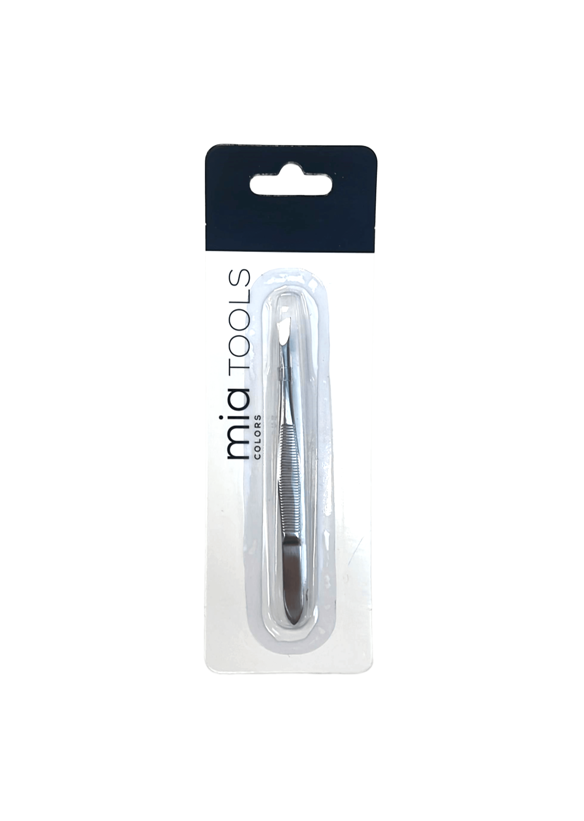Pinza Depilatoria Sesgada Plata Mia Colors Tools