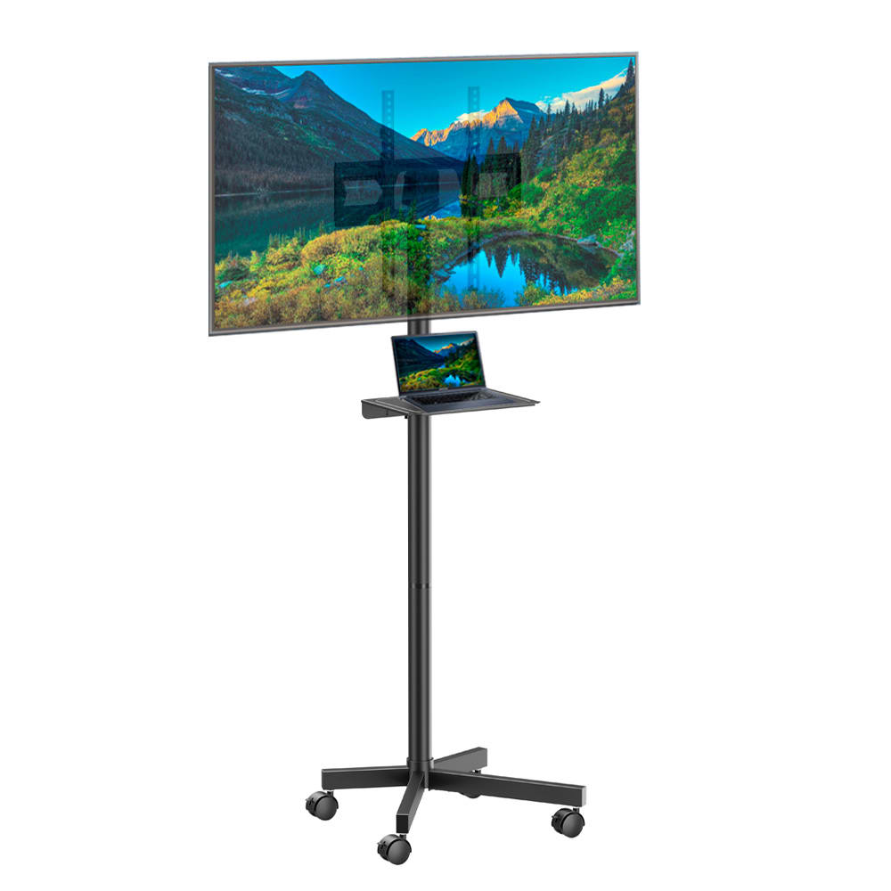 Soporte TV De Pie con Ruedas Gadnic Altura Ajustable Inclinable