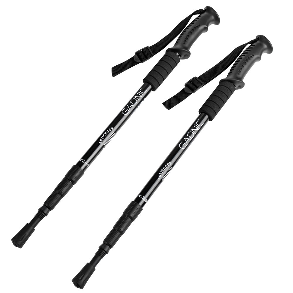 Kit de Bastones Trekking Gadnic Telescópico Antishock