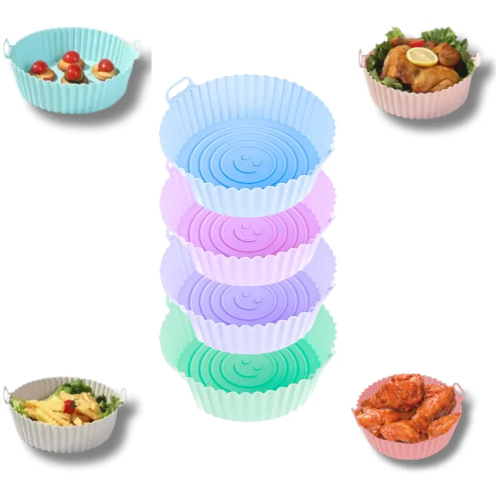 X4 Moldes Silicona Freidora Aire Airfryer Antiadherente Horn