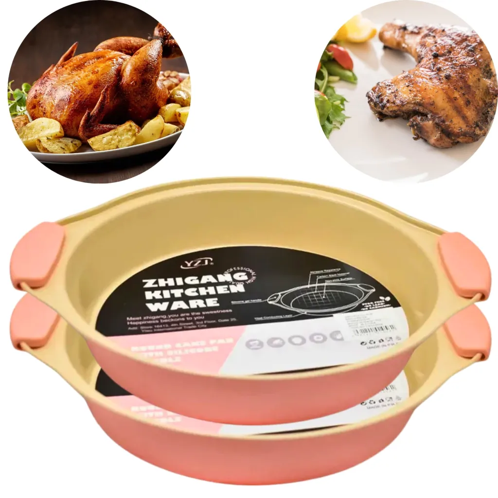 Setx2 Tortera Antiadherente Teflón Silicón Repostería Cocina