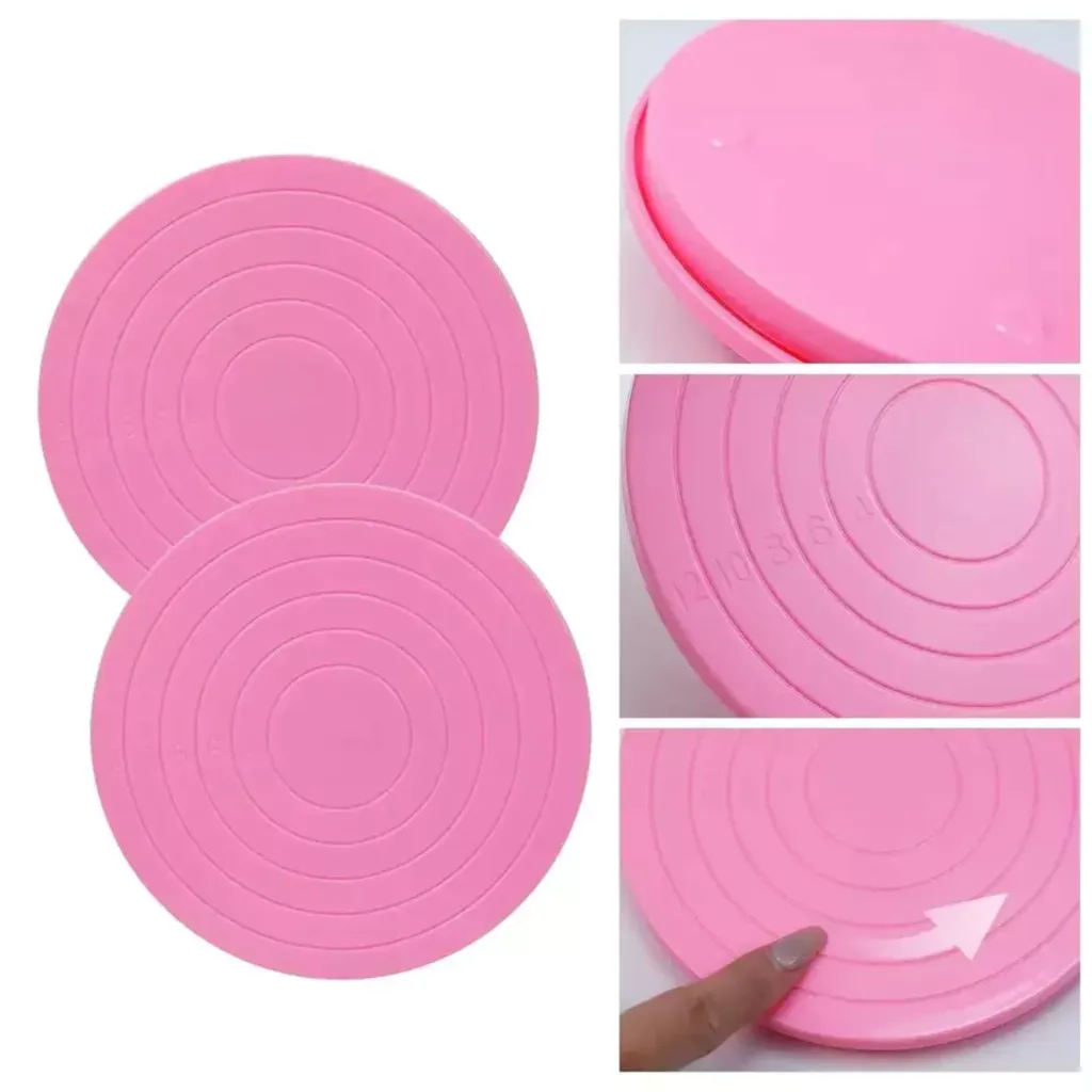 Base Giratoria Exhibidor Repostería Plato Para Decorar