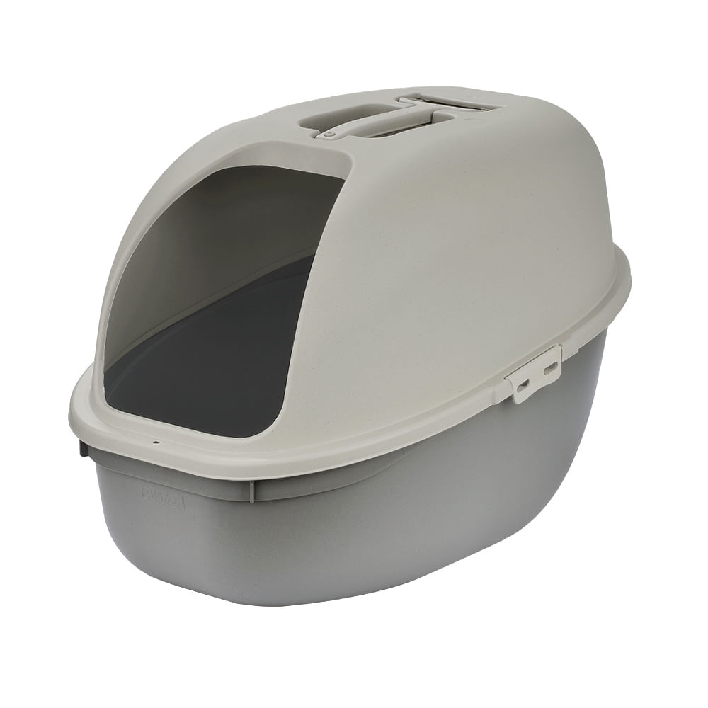 Caja Arenero Para Gato Con Pala Rimax 60x40cm Gris RX-13700