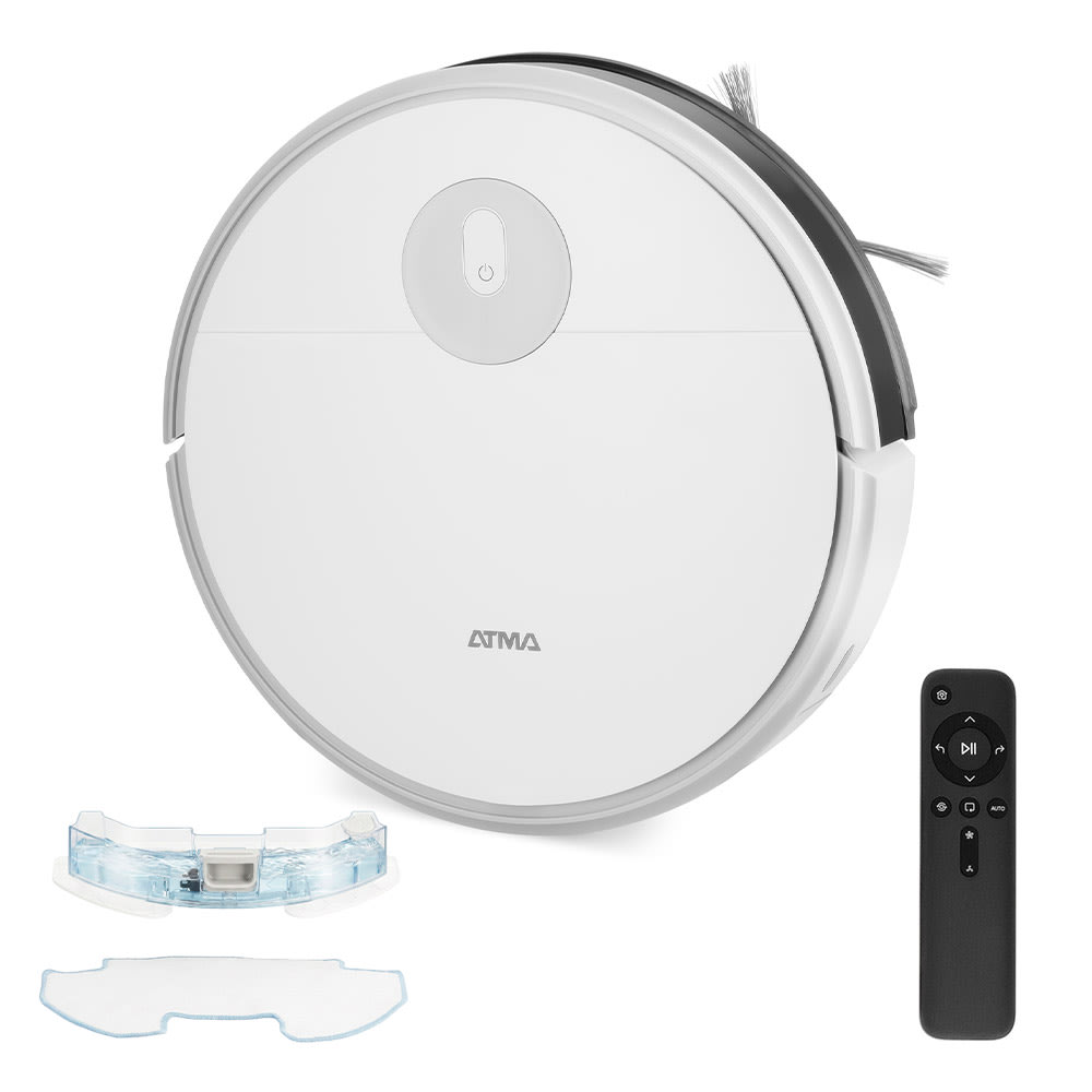 Aspiradora Robot ATMA Trapeadora ATAR21C1PI Filtro Hepa