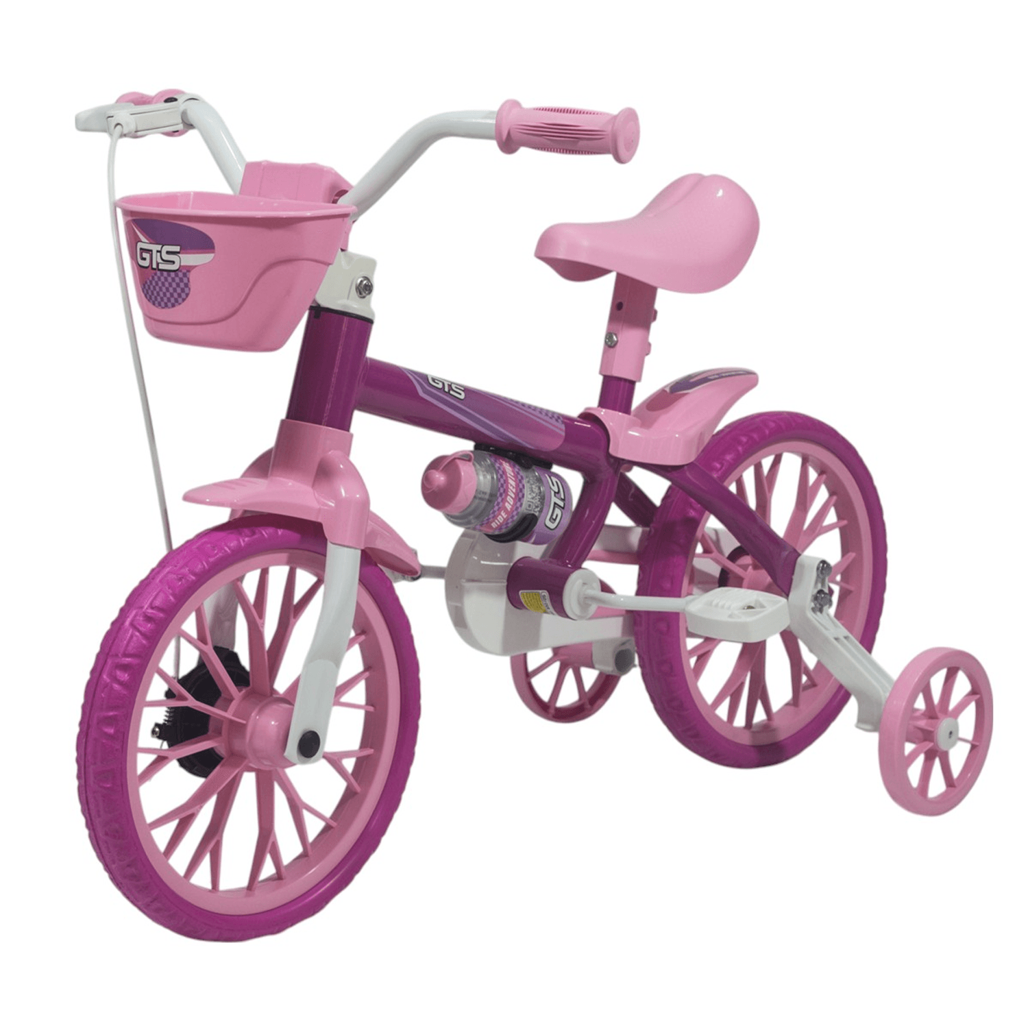 Bicicleta de Paseo R12 GTS Infantil Rosa