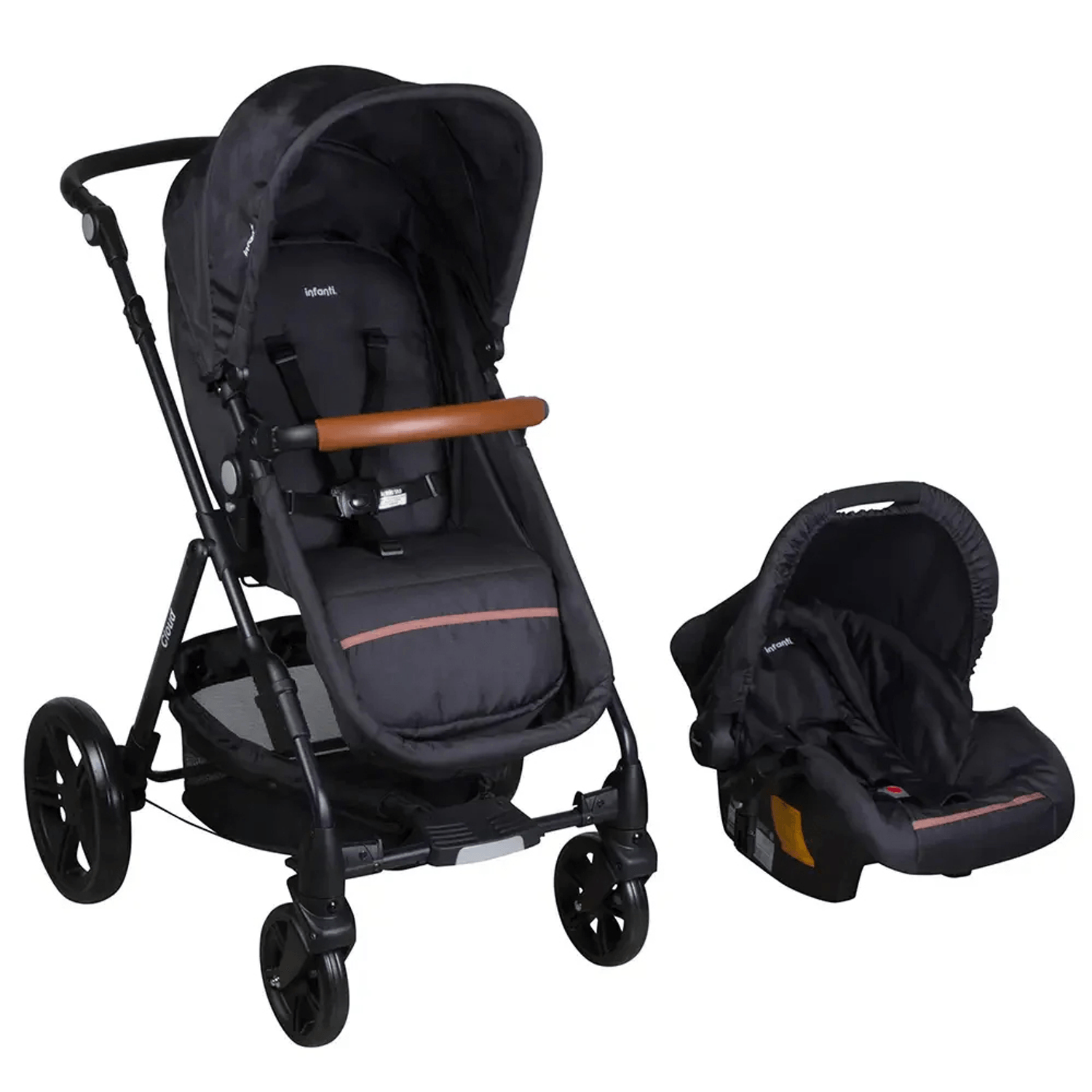 Cochecito 3 en 1 Cloud Infanti con Huevito - Gris Oscuro