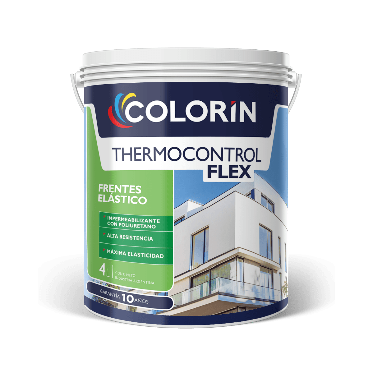 Thermocontrol Flex impermeabilizante frentes blanco mate 4 L