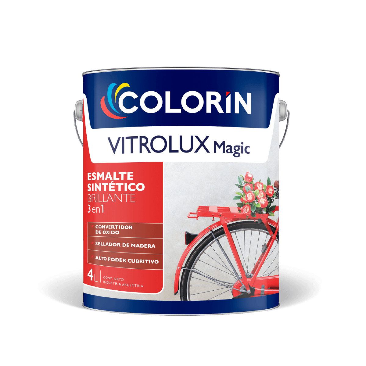 Vitrolux Magic esmalte sintético 3 en 1 verde inglés brillante 1 L