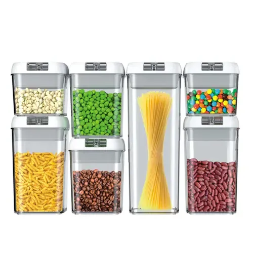 Set De 7 Contenedores Para Cocina Gadnic Con Tapa Hermética FRASKIT5