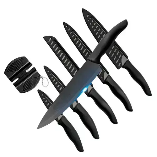 Juego de 6 Piezas Cuchillos Cocina Cuk by Gadnic De Acero Inoxidable KNIFE012