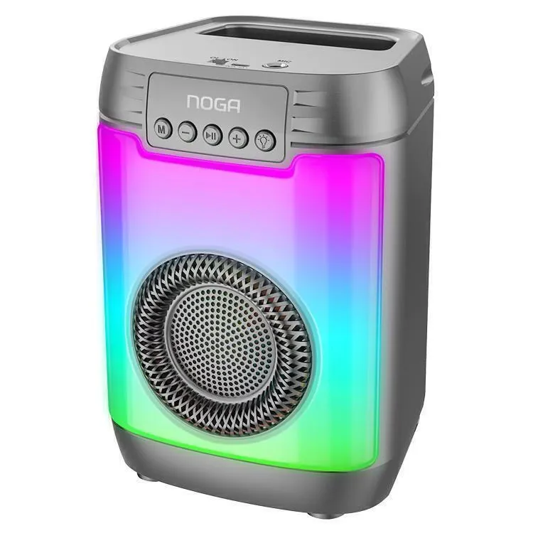 Parlante Portable 5W Bluetooth led RGB TWS Negro Noga Party NGBT640
