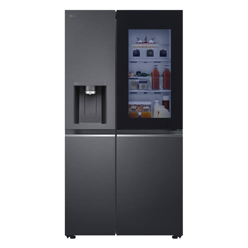 Heladera Side By Side Inverter Lg 718L Gs77sxtc Negro