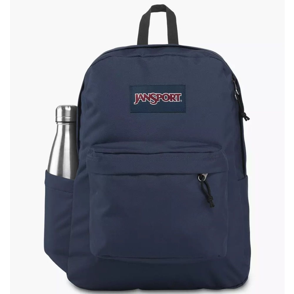Mochila Jansport Superbreak 26 Litros Navy Urbana 100 Poliéster