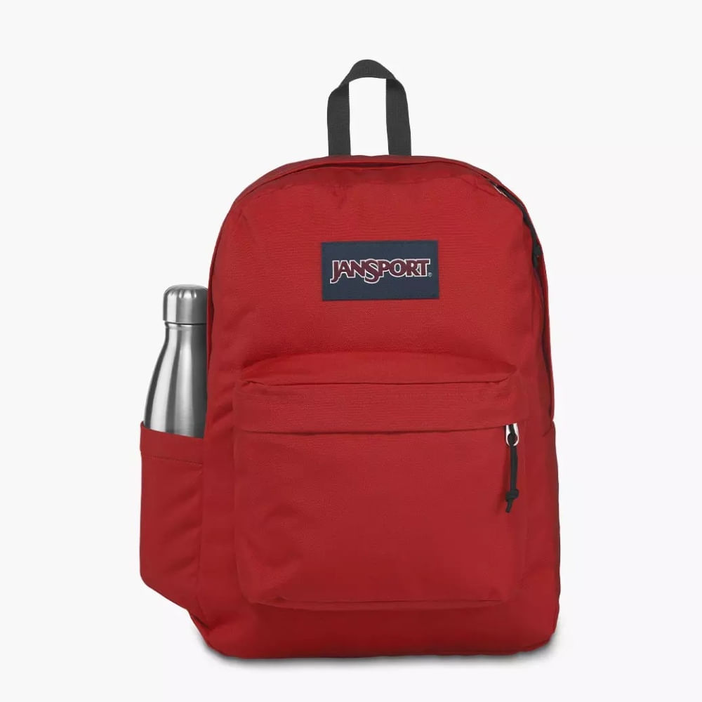 Mochila Jansport Superbreak 26 Litros Urbana 100 Poliéster Red Tape