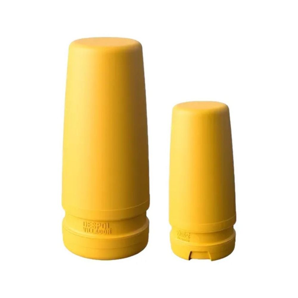 Set Despolvillador Yerba + Azucarera Buena Cepa Original Colro Amarillo