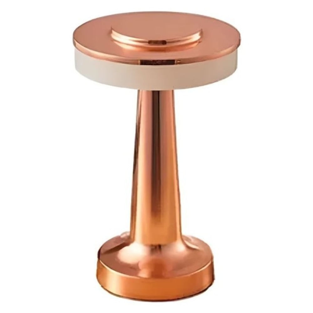 Lámpara Velador Led Vgo Recargable Usb 3 Int Táctil Metálico
