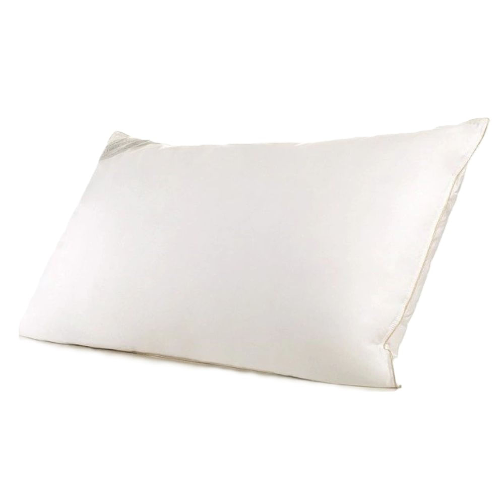 Almohada Espalma Toque De Pluma 50x70 Algodón Hipoalergénica Color Blanco
