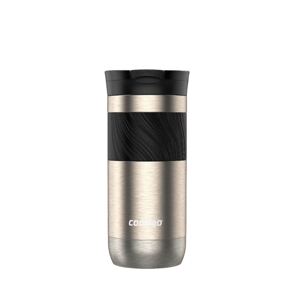 Vaso Térmico Contigo Byron 473ml Acero Inox Tapa Snapseal Color Gris Claro
