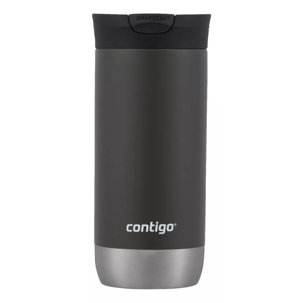 Vaso Térmico Contigo Huron Acero Inox 473ml Tapa Snapseal Color Gris Oscuro