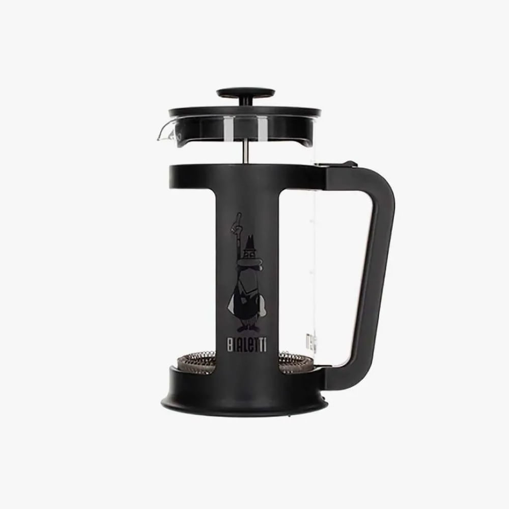 Cafetera Bialetti Smart 8 Cups Tazas Manual Prensa Francesa Color Negro