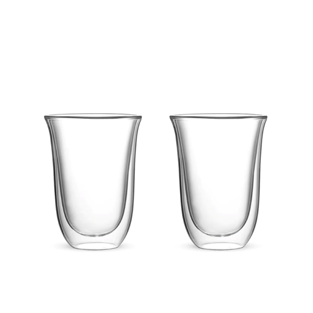 Bialetti Set X2 Tazas Doble Vidrio Firenze 300ml Original
