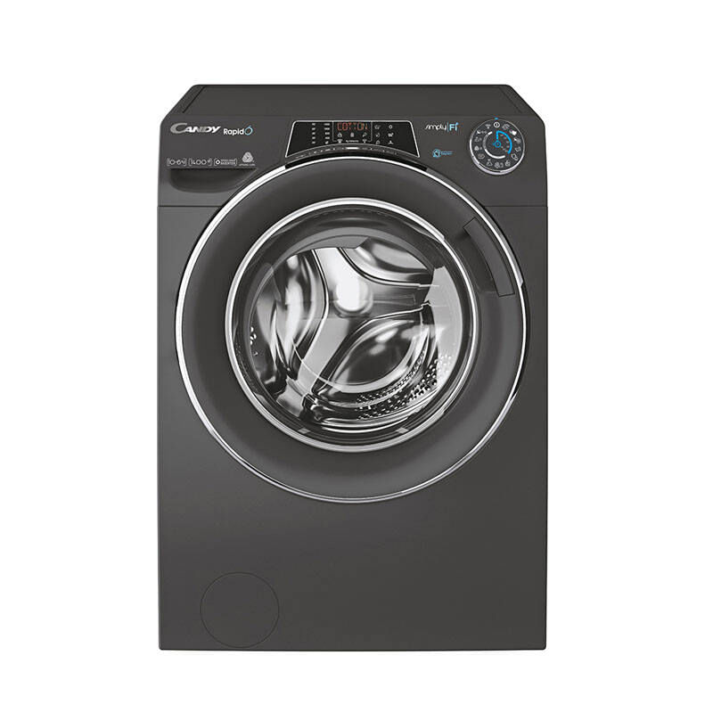 Lavarropas Carga Frontal Candy 10.5 Kg 1500 Rpm Inverter Anthracite Ro151056dwhcr-12