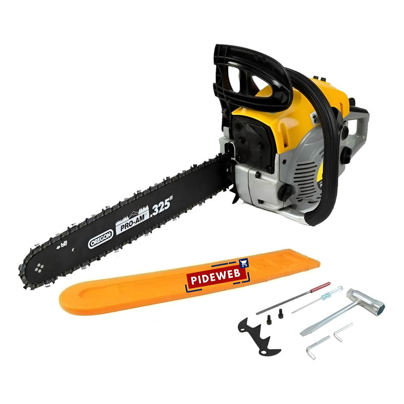 Motosierra Profesional Nafta 45cc 2.4hp Espada 45cm 18 PuLG