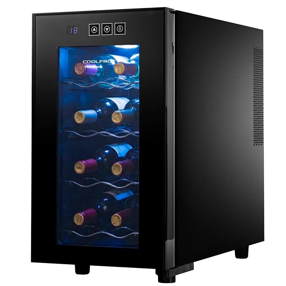 Cava De Vino Coolfroz Gadnic WCTE0008 8 Botellas Termoelectrica Display Led
