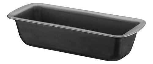 Budinera 26cm Tramontina Molde Pan Budin Teflon Antihaderent Color Negro