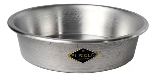 Molde De Torta Redondo N28 Aluminio El Siglo