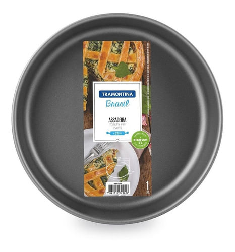 Molde Tortera P/horno Tramontina 24cm Teflon Antiadherente