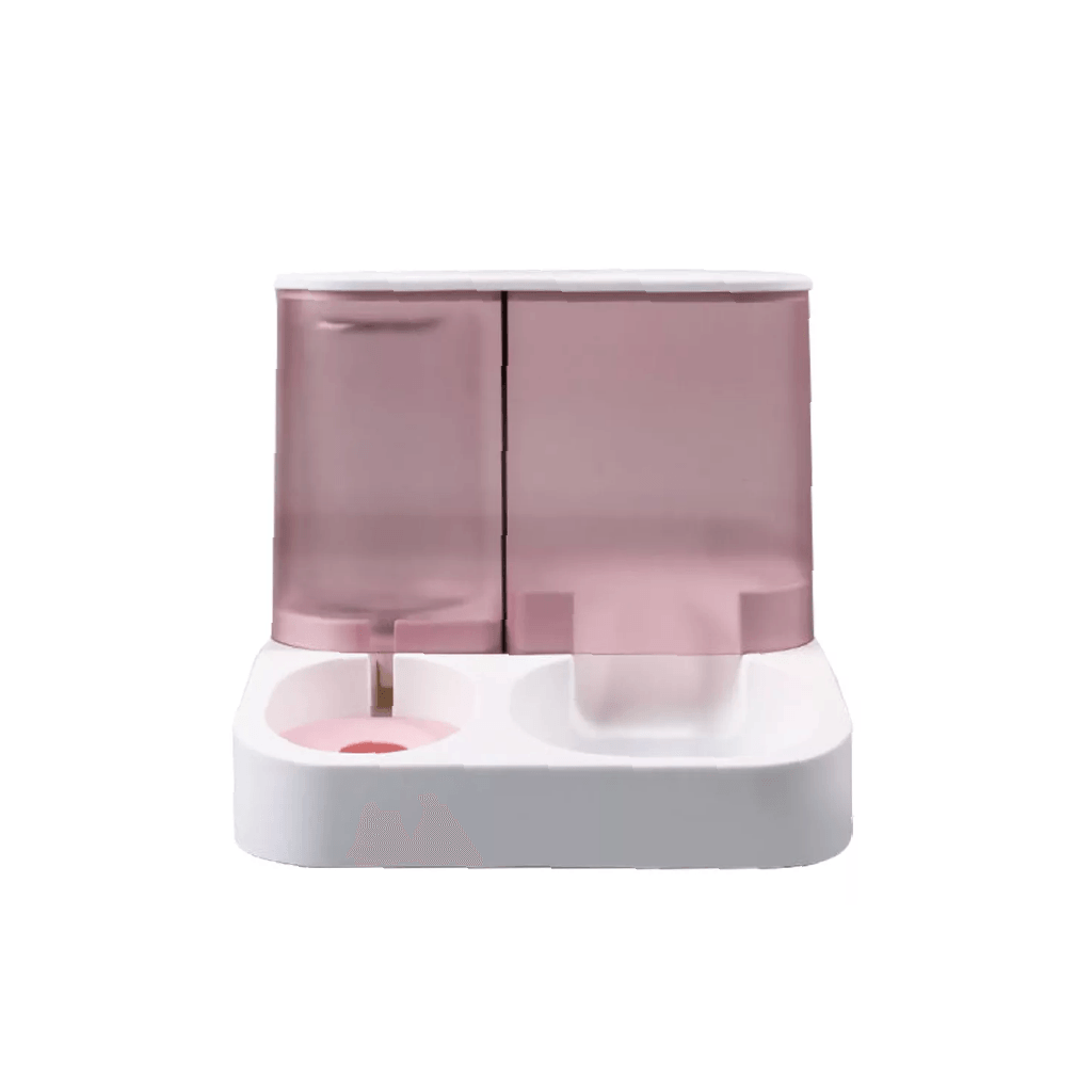 BEBEDERO + COMEDERO PARA MASCOTAS WAGGS PETF08 AUTOMATICO ROSA