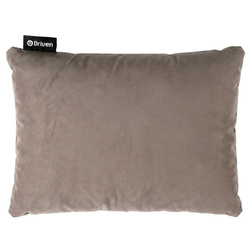 Almohada Inflable Driven Comfort Max Viaje Núcleo De Espuma Color Gris Liso
