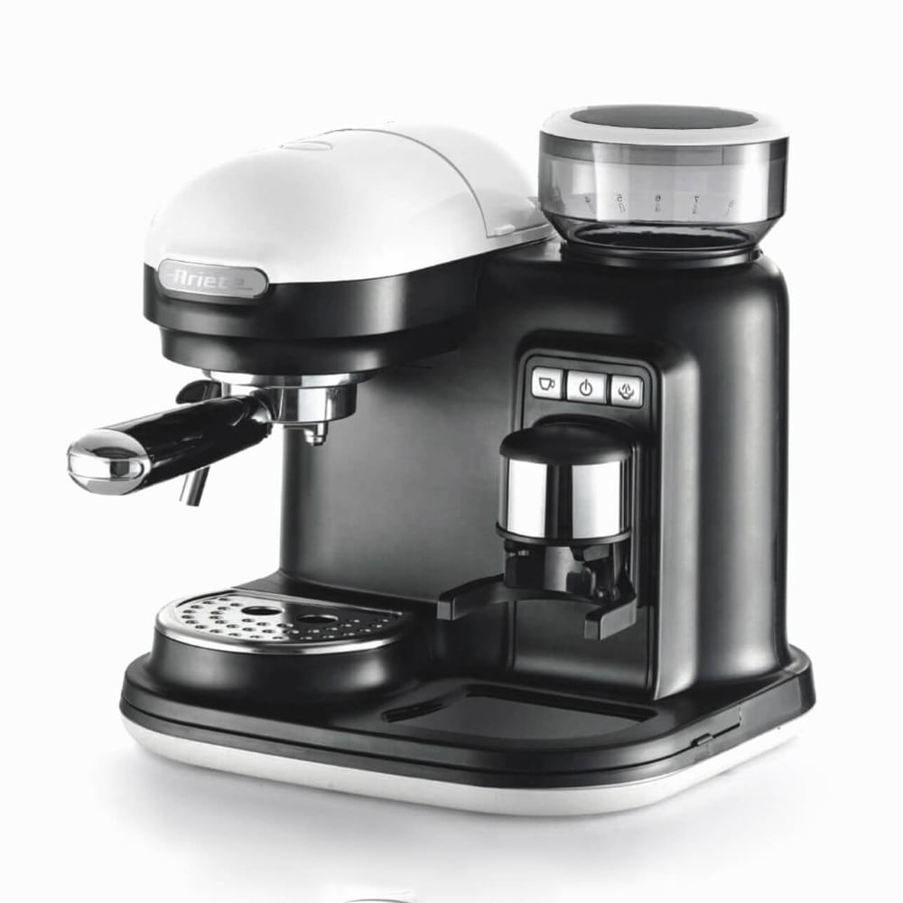 Cafetera Eléctrica Espresso Ariete Con Molinillo Integrado