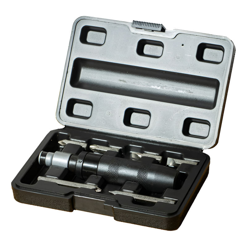 Set Destornillador De Impacto 1/2 + 6 Piezas Lusqtoff