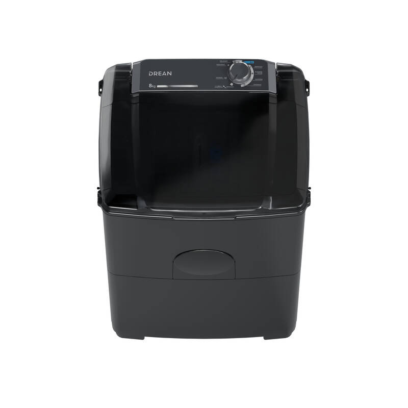 Lavarropas Semiautomatico Drean 8 Kg Gris Ltdr87sg0