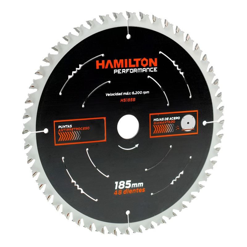 Hoja Disco Sierra Circular 185mm 48 Dientes Contruccion 184